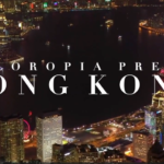 Hong Kong at Night by Drone