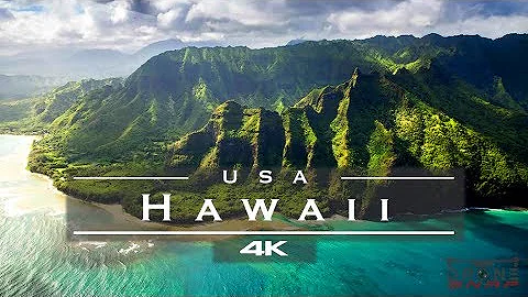 Hawaii, USA 🇺🇸 – by drone [4K]