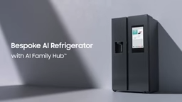 Bespoke AI Refrigerator Side-by-Side | AI Family Hub™ | Samsung